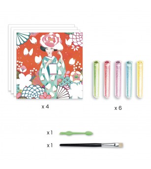 Atelier creativ cu sclipici, Daydream - Seturi cu nisip colorat și sclipici