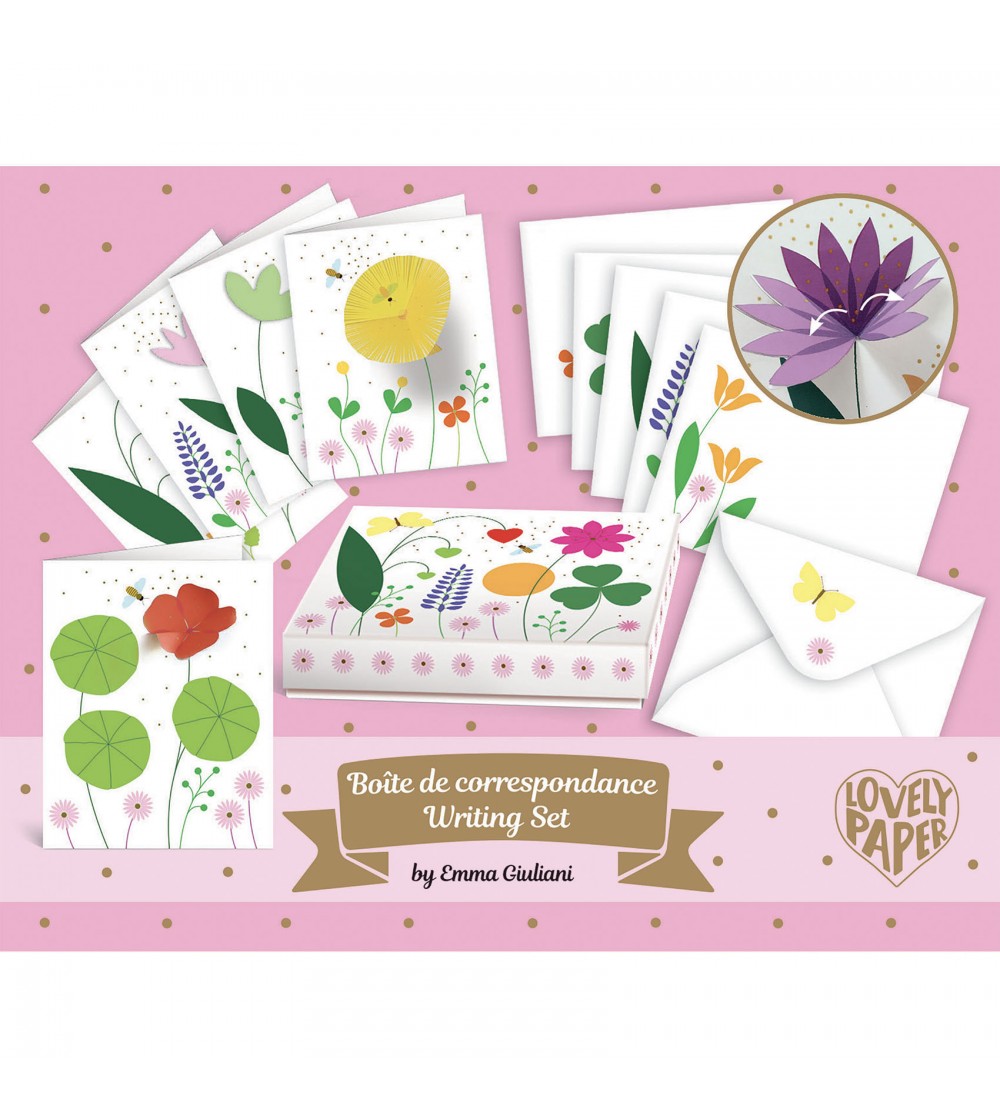 Felicitari / Invitatii Djeco, Emma - Set papetarie si jurnale copii