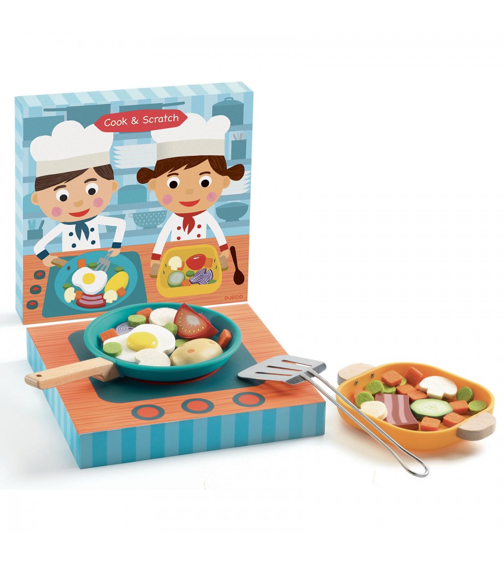 Gateste cu Djeco, Cook si Scratch - Bucătărie copii
