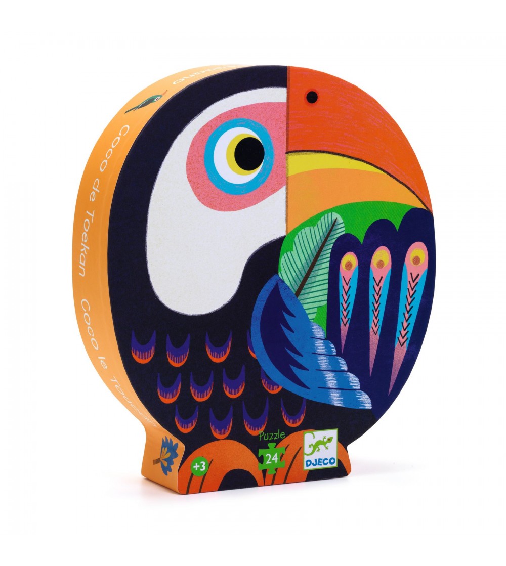 Puzzle Djeco Coco Toucan - Puzzle-uri Puzzle Djeco Coco Toucan - Puzzle-uri