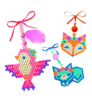Set creativ Djeco, animale din margele - Seturi cu mărgele și brățări