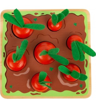 Joc de adaptare a formei Legler Small Foot, morcovi - Jucării de lemn si Montessori