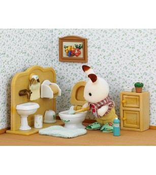 Sylvanian Families 5015 - baie si figurina iepure Ciocolata - Figurine Sylvanian Families 5015 - baie si figurina iepure Ciocolata - Figurine