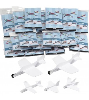 Avion planor din spuma - Art and crafts