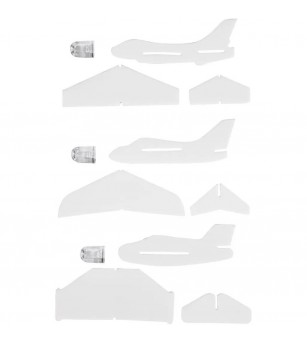 Avion planor din spuma - Art and crafts