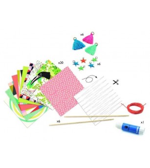 Atelier DIY de confectionat bratari cu margele din hartie, culori Pop - Seturi cu mărgele și brățări