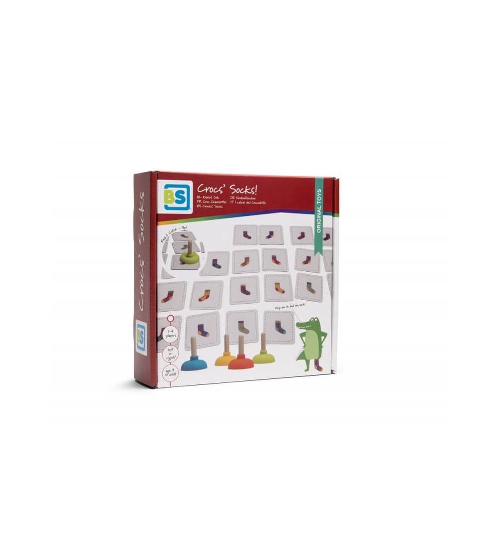Joc de atentie Sosetele crocodilului, BS Toys - Jocuri de observație și atenție Joc de atentie Sosetele crocodilului, BS Toys - Jocuri de observație și atenție