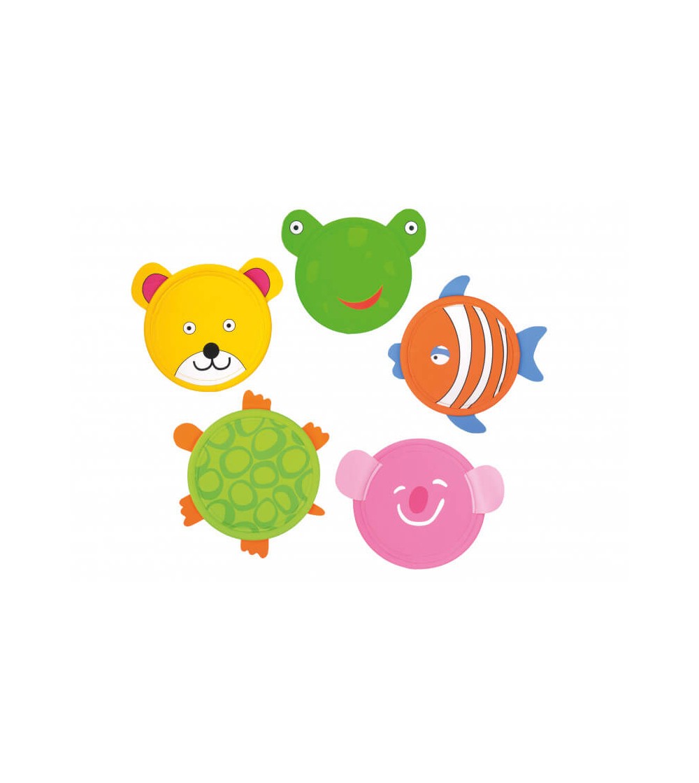 Set 5 frisbee-uri Animal Disc, BS Toys - Jocuri de echipă