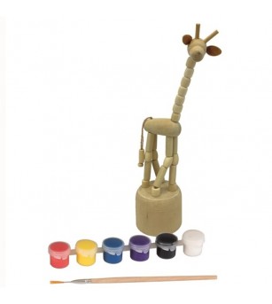 Set de pictat girafa din lemn, Egmont Toys - Seturi de pictura și desenat