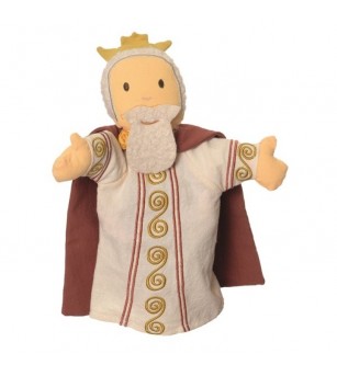 Papusa de mana Regele intelept, Egmont Toys - Marionete