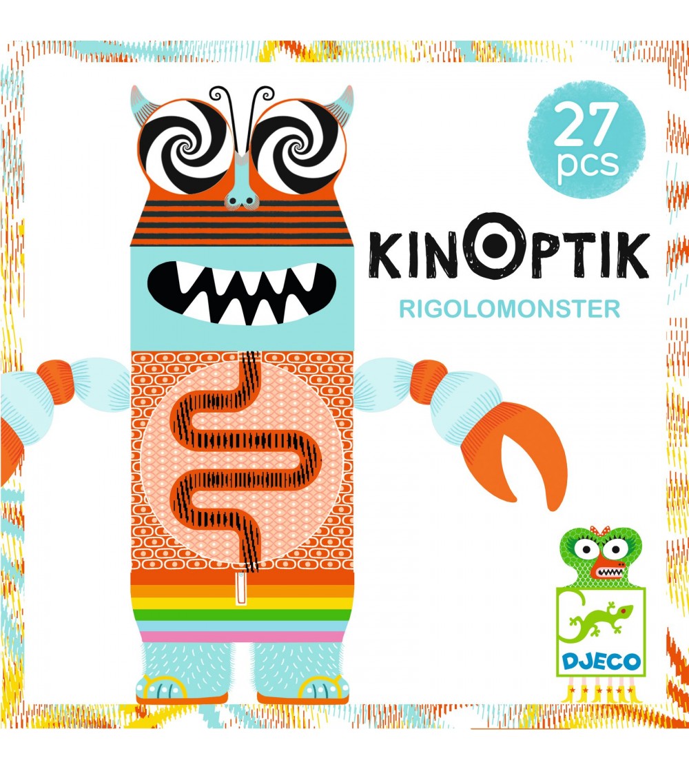 Kinoptik Rigolomonsters, Djeco - Jucării creativ-educative