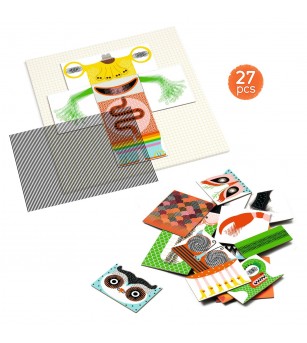 Kinoptik Rigolomonsters, Djeco - Jucării creativ-educative