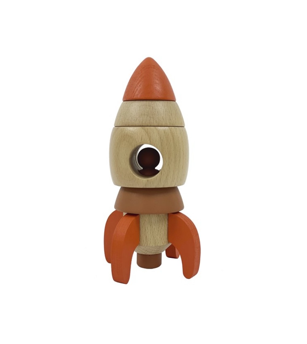 Joc de stivuire racheta, Egmont Toys - Jucării de lemn si Montessori