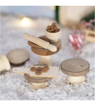 Mini kit creativ decor de Craciun - prajituri - Seturi Crăciun