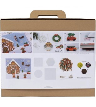 Set creativ margele de calcat - Calendar Advent - Seturi Crăciun