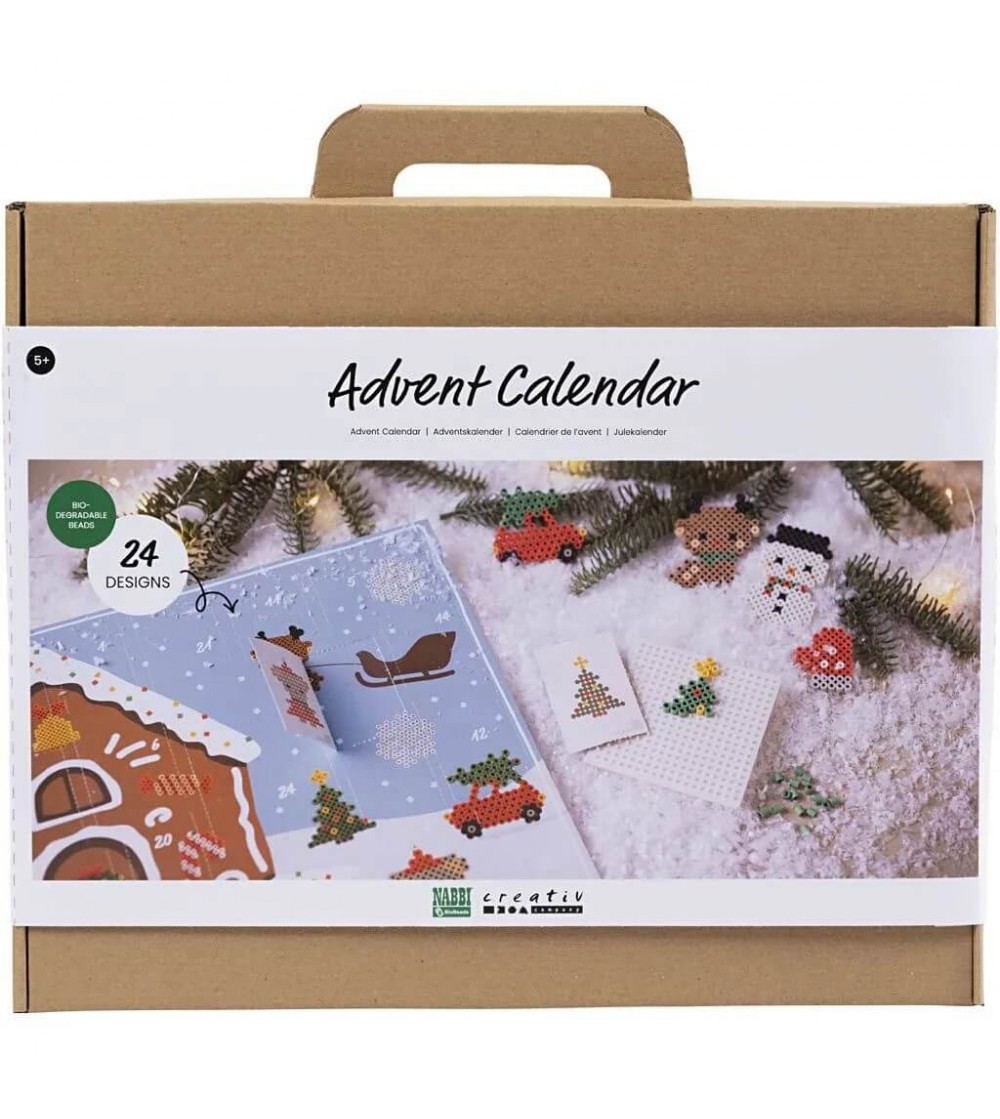 Set creativ margele de calcat - Calendar Advent - Seturi Crăciun