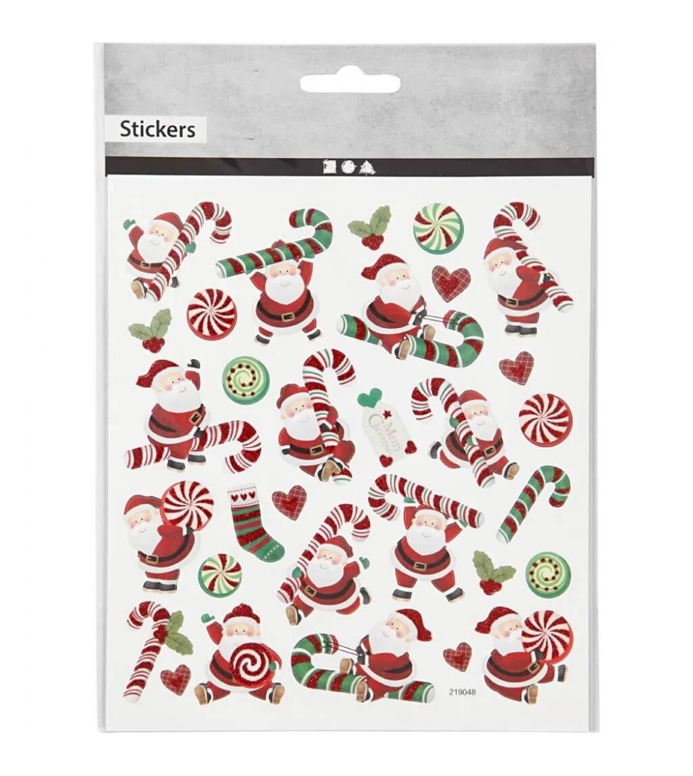 Stickere decorative de Craciun - Mos Craciun - Seturi Crăciun