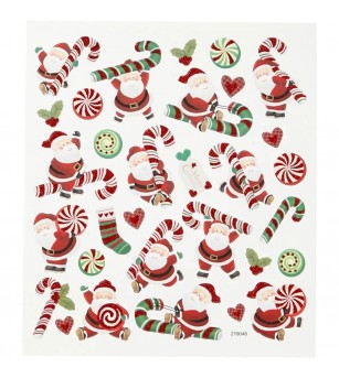 Stickere decorative de Craciun - Mos Craciun - Seturi Crăciun