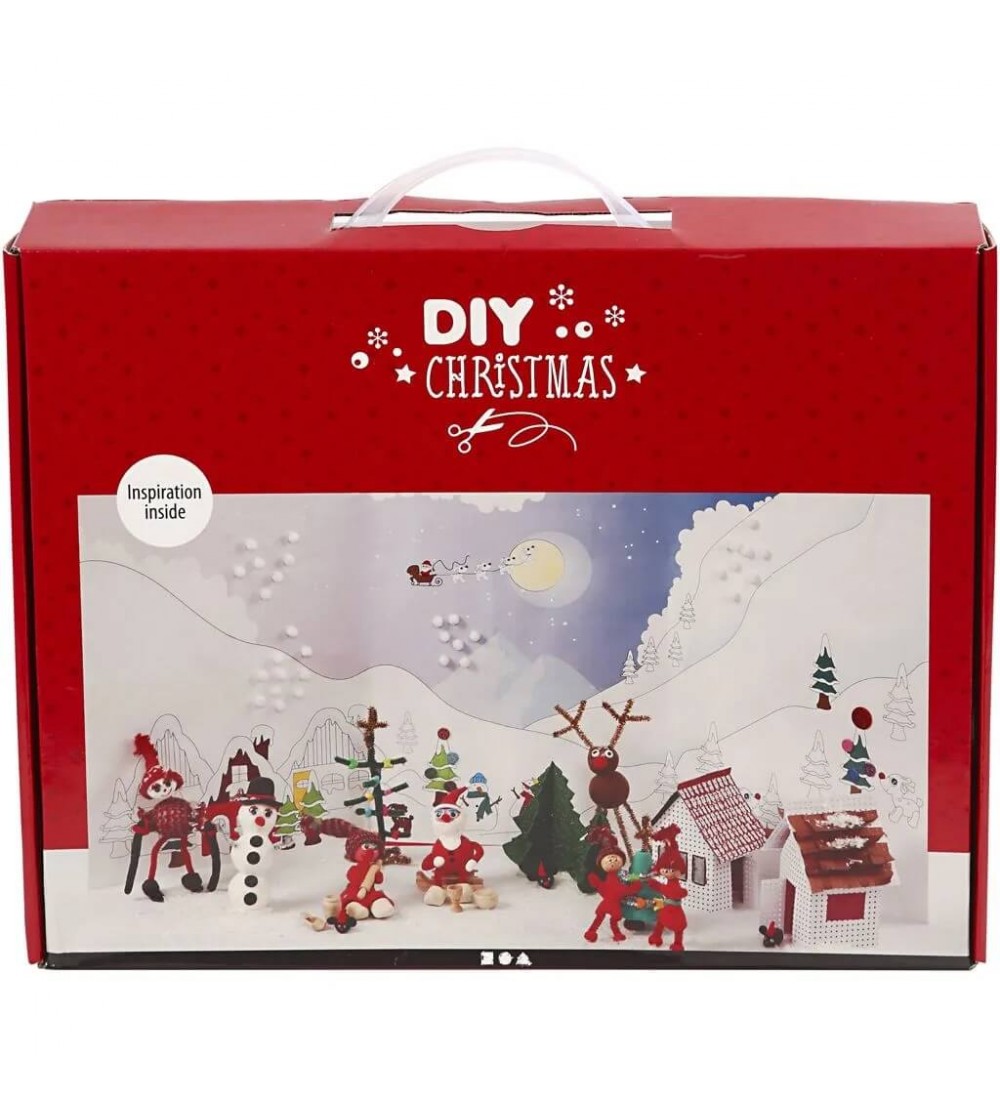 Kit creativ - peisaj de Craciun - Seturi Crăciun