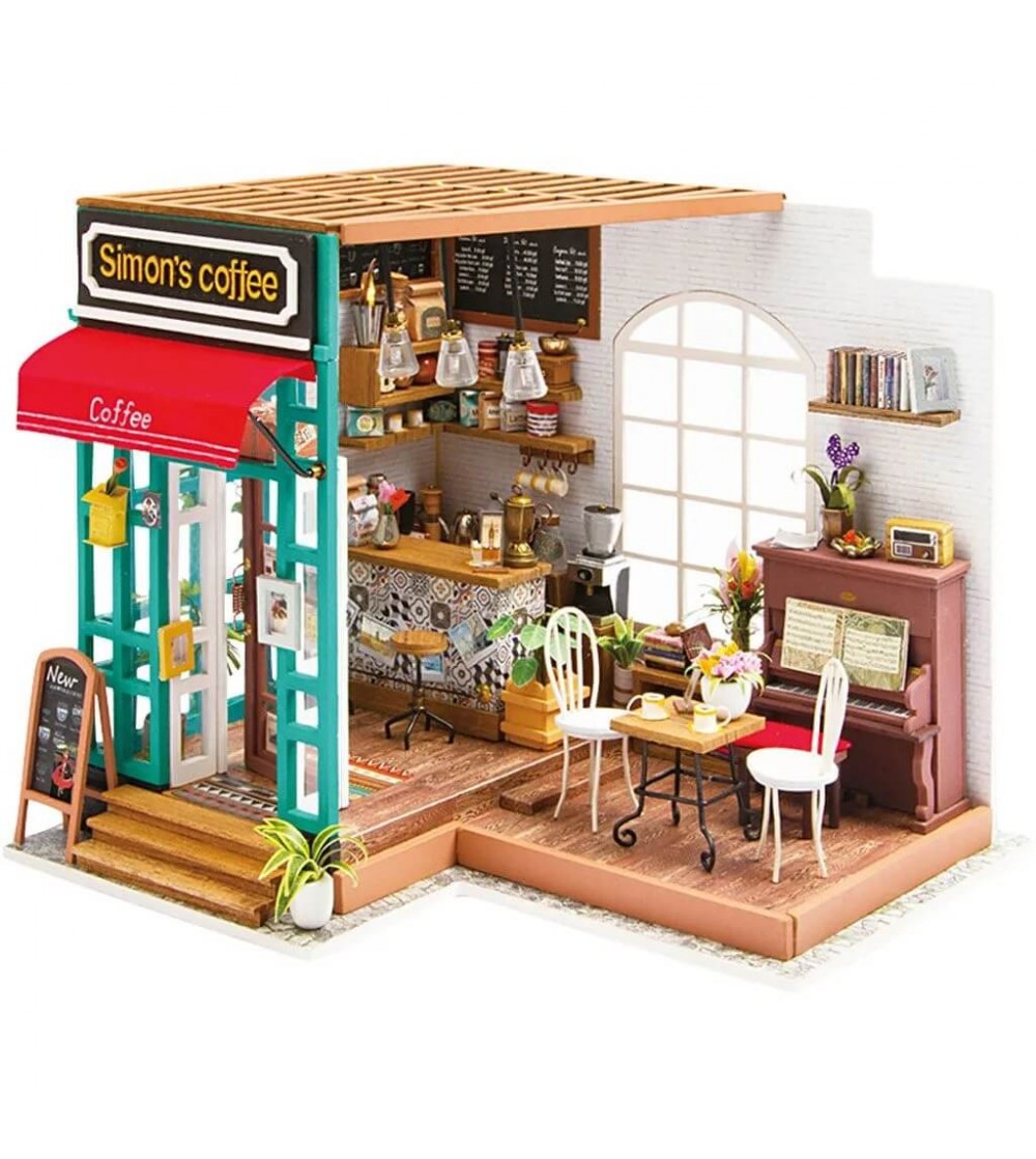 Set DIY macheta Camera in miniatura - Cafenea - Seturi creative pentru copii Set DIY macheta Camera in miniatura - Cafenea - Seturi creative pentru copii