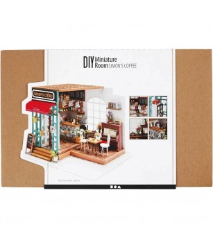 Set DIY macheta Camera in miniatura - Cafenea - Seturi creative pentru copii Set DIY macheta Camera in miniatura - Cafenea - Seturi creative pentru copii