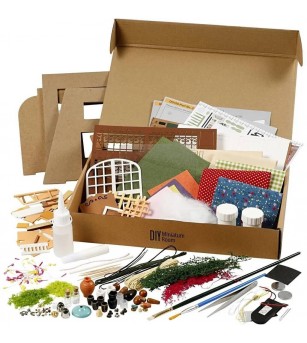 Set DIY macheta Camera in miniatura - Balcon - Seturi creative pentru copii