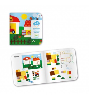 Colaje V-ati ascunselea Djeco - Seturi cu stickere și colaje