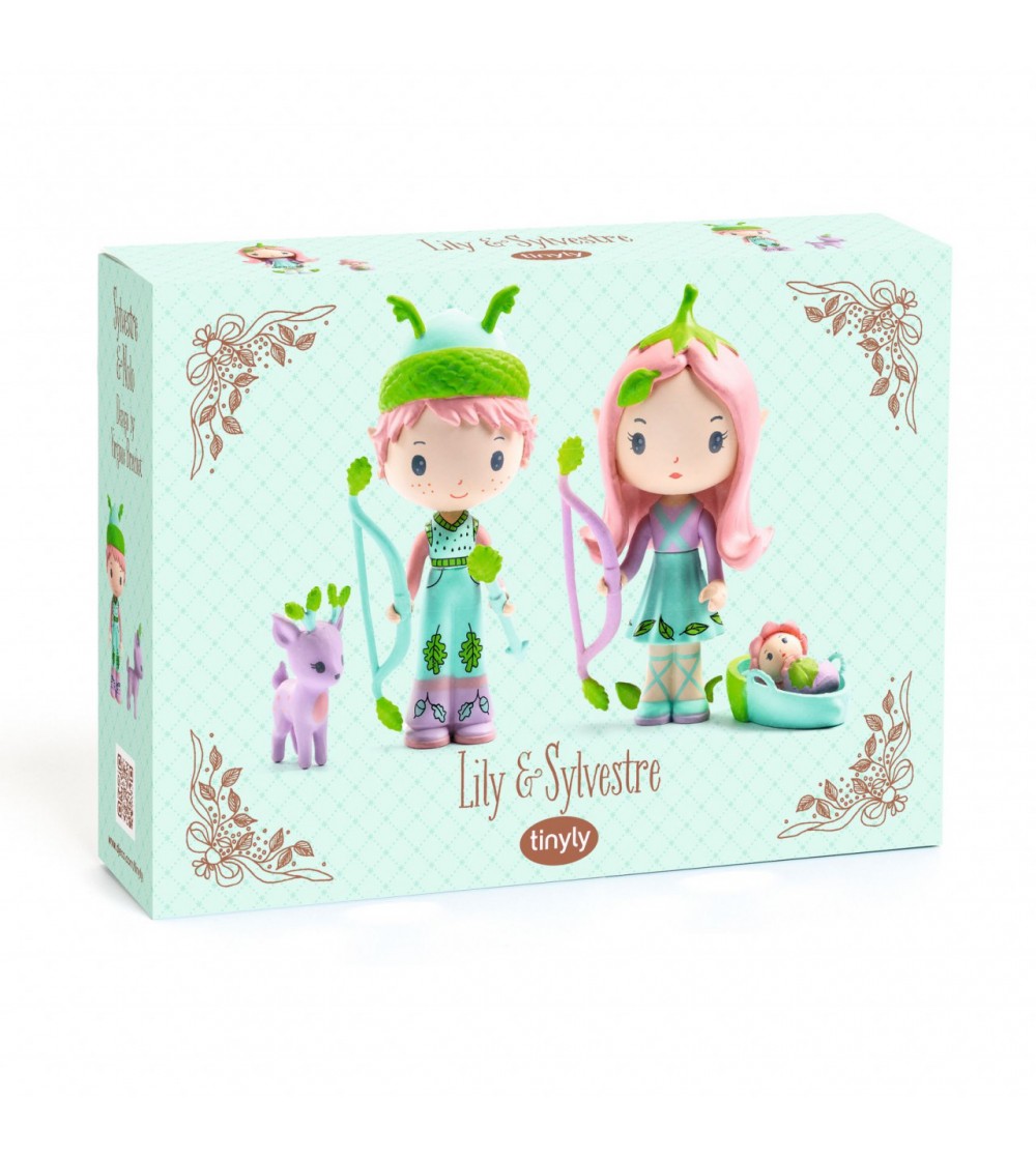 Figurine Elfi Lily si Sylvestre, Djeco - Figurine
