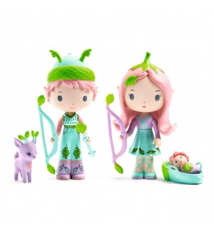 Figurine Elfi Lily si Sylvestre, Djeco - Figurine