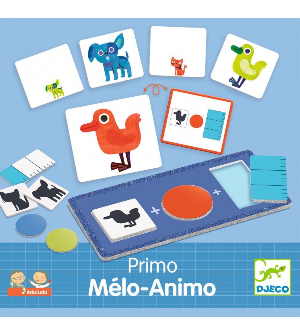 Joc educativ Primo Melo-Animo Djeco - Jocuri de memorie și asociere Joc educativ Primo Melo-Animo Djeco - Jocuri de memorie și asociere