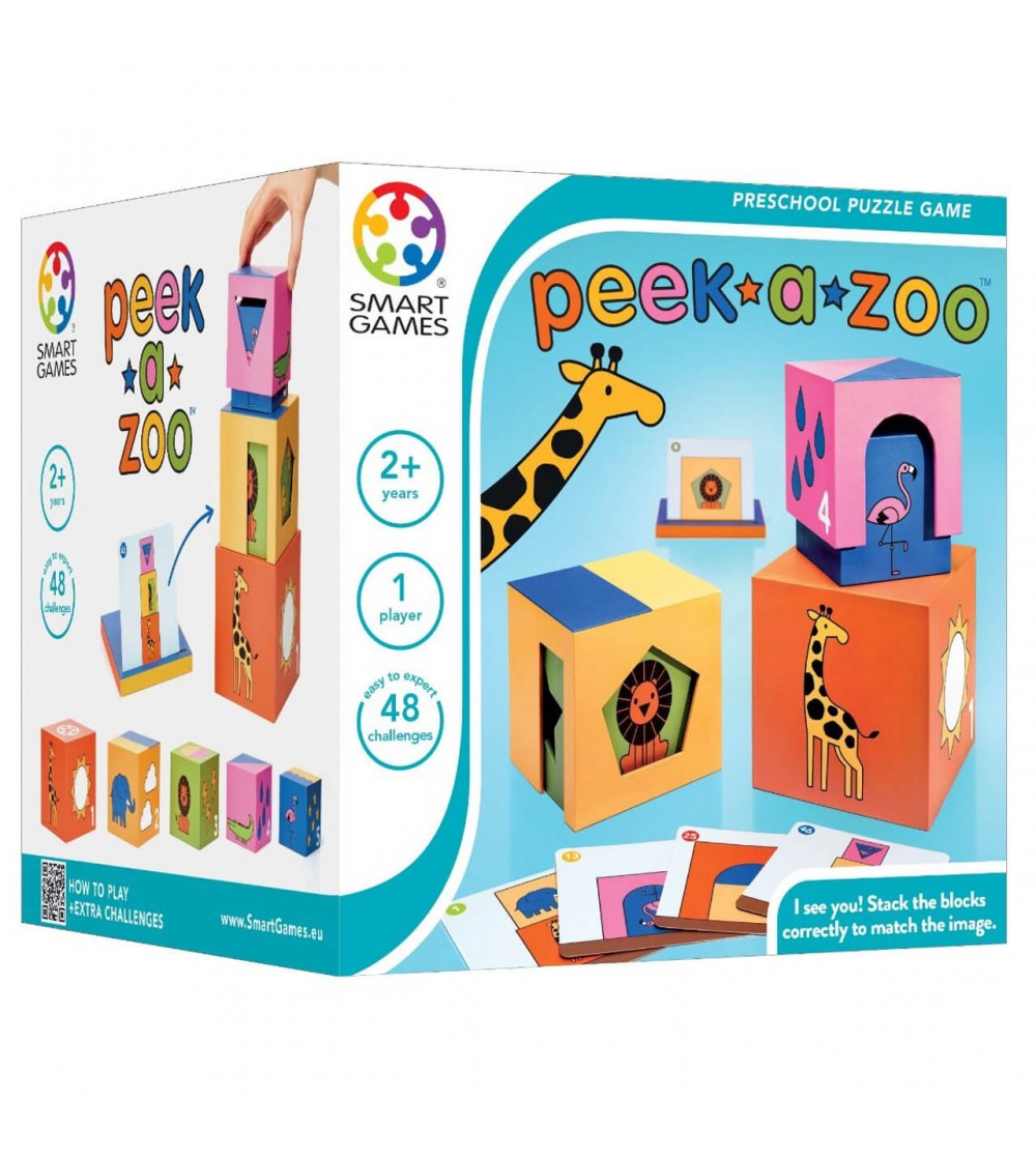 Joc Smart Games Peek-a-Zoo - Jocuri logică