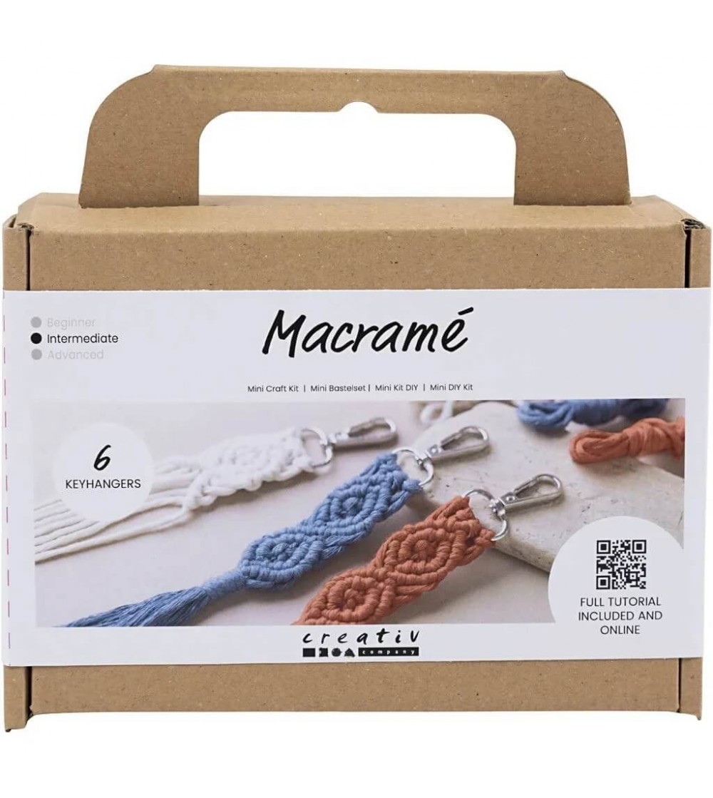Mini Kit creativ Macrame - Breloc - Seturi creative DIY Mini Kit creativ Macrame - Breloc - Seturi creative DIY