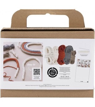 Mini Kit creativ Macrame - Curcubeu - Seturi creative DIY