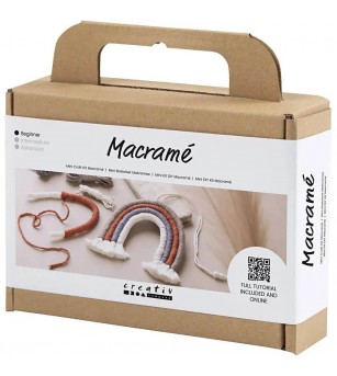 Mini Kit creativ Macrame - Curcubeu - Seturi creative DIY