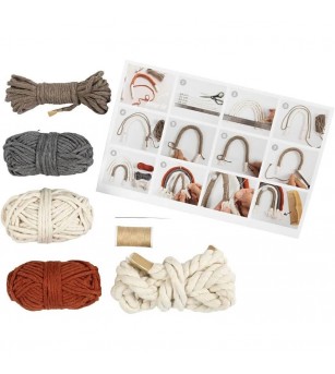 Mini Kit creativ Macrame - Curcubeu - Seturi creative DIY