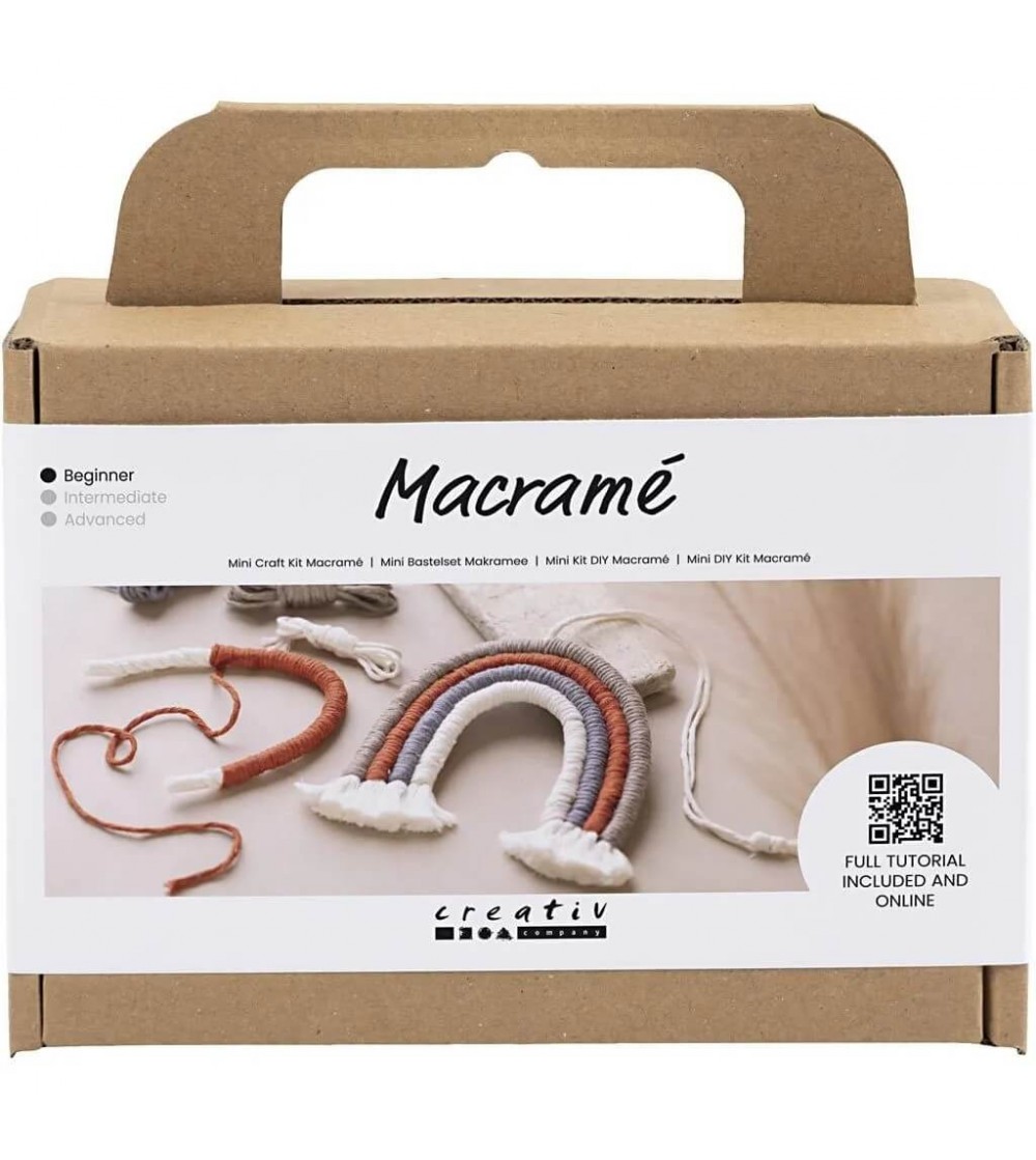 Mini Kit creativ Macrame - Curcubeu - Seturi creative DIY