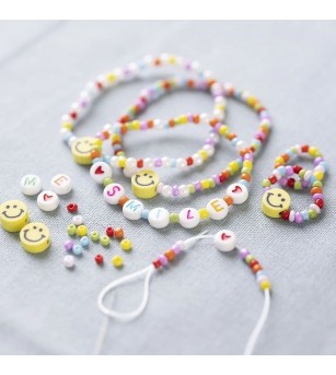Mini kit creativ bijuterii - bratara si inel - Seturi cu mărgele și brățări