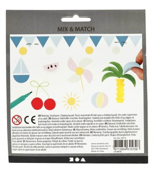 Set de 12 stampile din spuma - forme geometrice - Sabloane desenat pentru copii