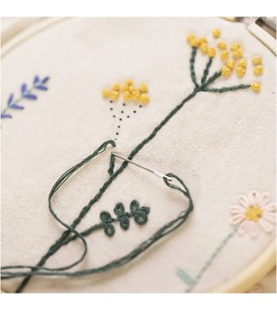 Kit de broderie pentru incepatori - flori - Seturi de cusut pentru copii