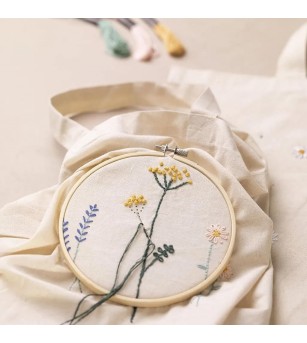 Kit de broderie pentru incepatori - flori - Seturi de cusut pentru copii