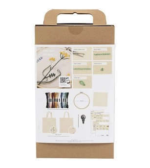 Kit de broderie pentru incepatori - flori - Seturi de cusut pentru copii