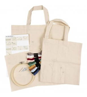 Kit de broderie pentru incepatori - flori - Seturi de cusut pentru copii