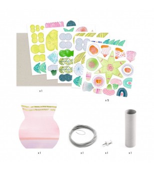 Set DIY Flori delicate, Djeco - Seturi cu hârtie și quilling