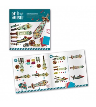 Set DIY Djeco, Sabiile piratilor - Costume de carnaval