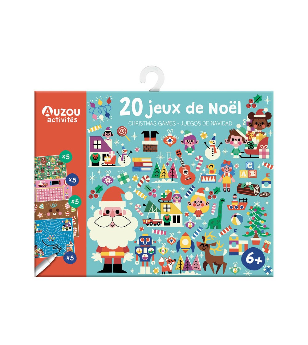 Colectie de 20 de mini jocuri cu tema Craciunului - Jocuri de observație și atenție
