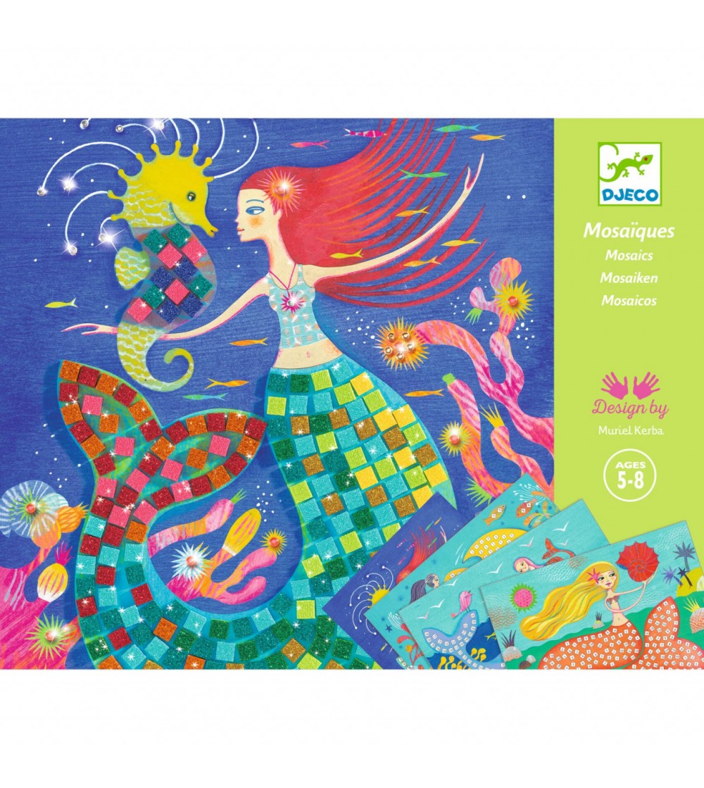 Mozaic Djeco, Sirene - Mozaic copii