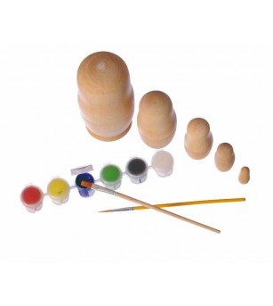 Joc de pictat papusi matrioshka, Egmont toys - Seturi de pictura și desenat