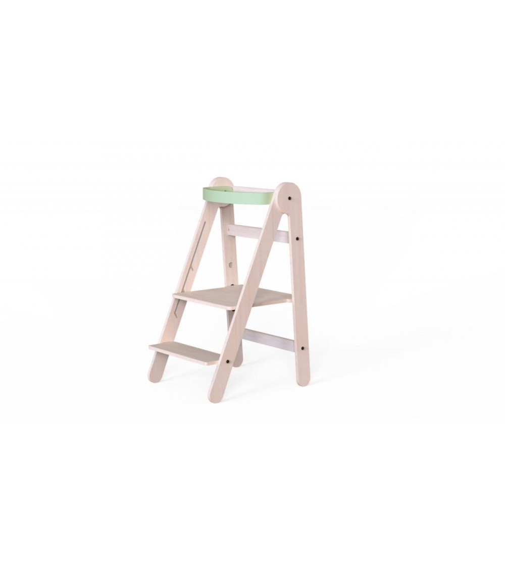 Turn de invatare-Learning Tower pliabil, din lemn, MamaToyz, verde - Learning tower Turn de invatare-Learning Tower pliabil, din lemn, MamaToyz, verde - Learning tower