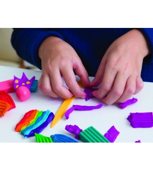 Set plastilină moale, 3 culori, Carioca Plasty - Plastilină clasică