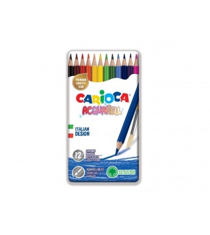 Set 12 creioane acuarela Carioca, Acquarell - Carioci și creioane colorate